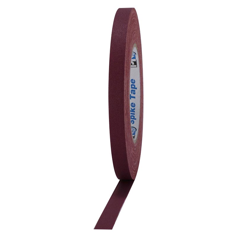 Pro® Spike Matte Cloth Gaffers Tape 1/2'' x 45 yards Choose from Multiple Colors (24 rolls per case)