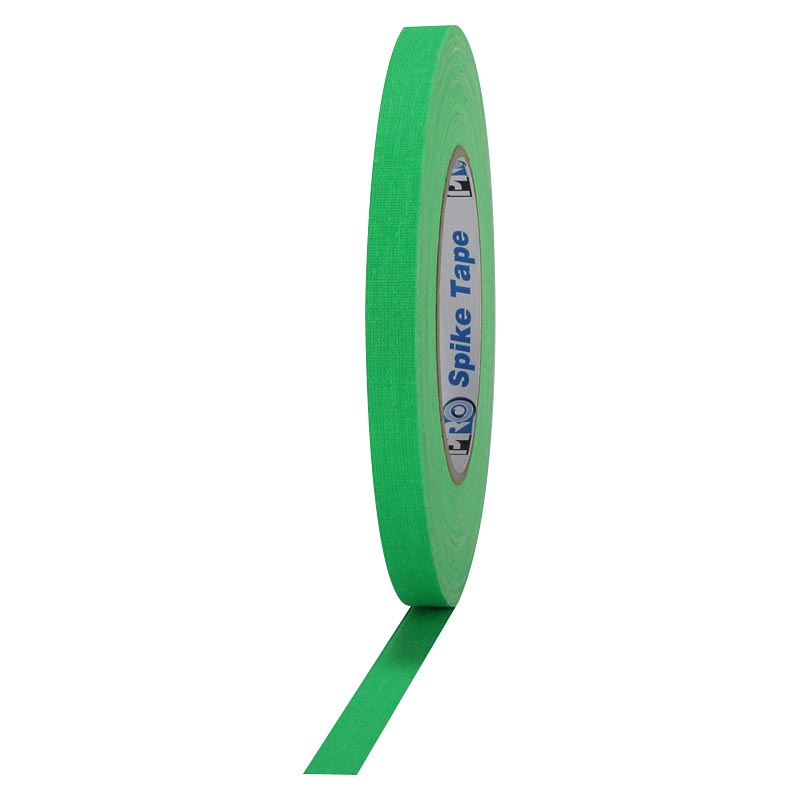 Pro® Spike Matte Cloth Gaffers Tape 1/2'' x 45 yards Choose from Multiple Colors (24 rolls per case)