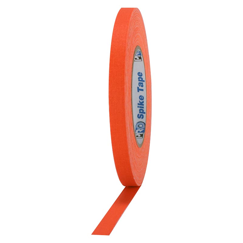 Pro® Spike Matte Cloth Gaffers Tape 1/2'' x 45 yards Choose from Multiple Colors (24 rolls per case)