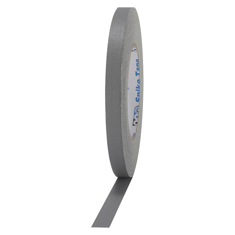 Pro® Spike Matte Cloth Gaffers Tape 1/2'' x 45 yards Choose from Multiple Colors (24 rolls per case)