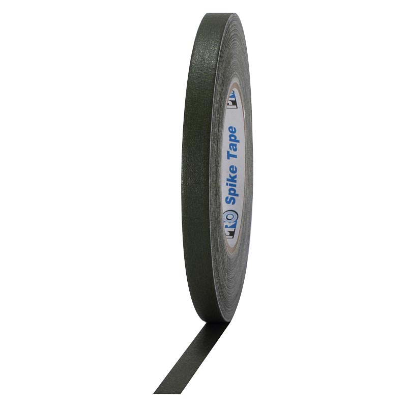 Pro® Spike Matte Cloth Gaffers Tape 1/2'' x 45 yards Choose from Multiple Colors (24 rolls per case)