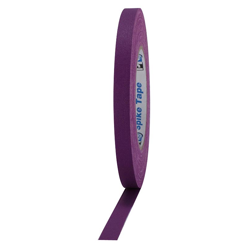 Pro® Spike Matte Cloth Gaffers Tape 1/2'' x 45 yards Choose from Multiple Colors (24 rolls per case)