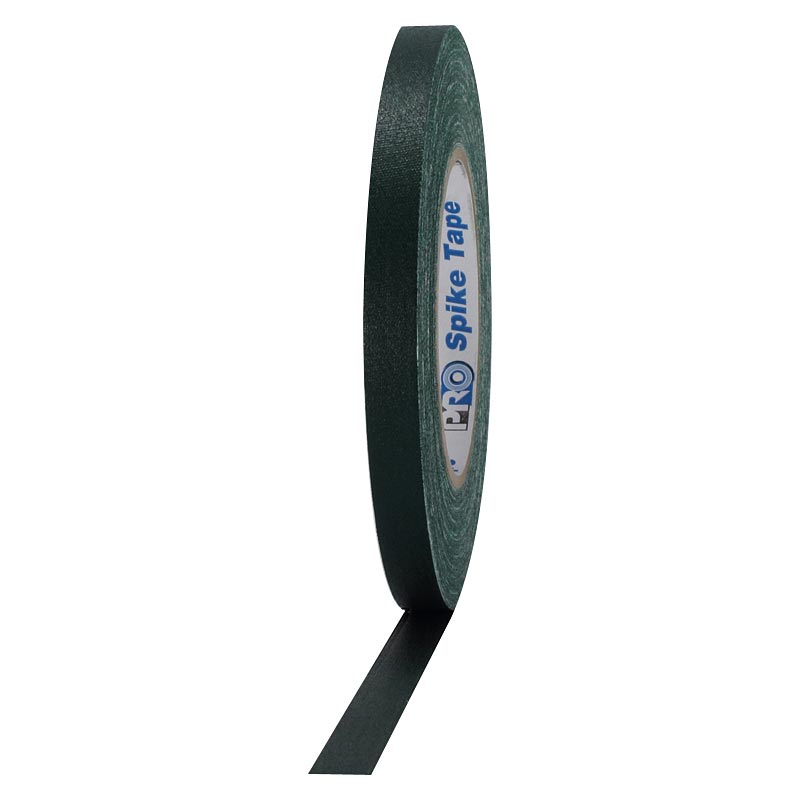 Pro® Spike Matte Cloth Gaffers Tape 1/2'' x 45 yards Choose from Multiple Colors (24 rolls per case)