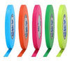 Pro Tapes Pro Spike Stack Multicolor Neon High Visibility Fluorescent Gaffers Tape for Stage, Film, Safety & Event Marking, 5 Pack Neon Colors: Pink, Green, Orange, Blue, Yellow - Tape & Supply