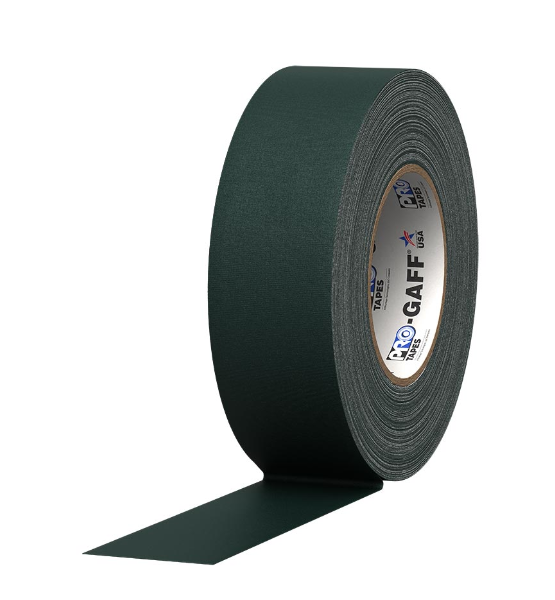 Pro Gaff® Tape Green 2" x 25 yds (Box of 24 rolls) - Tape & Supply