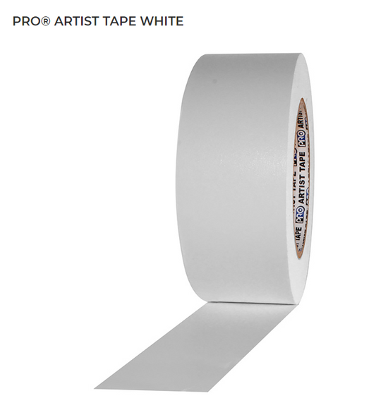 Pro® Artist Tape Premium Flatback Paper Tape 1.5" x 60 yds (Box of 24 rolls) - Tape & Supply