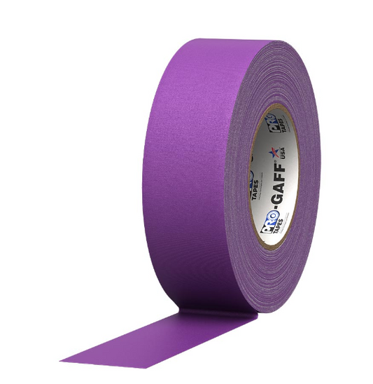 Pro Gaff® Tape Purple 2" x 25 yds (Box of 24 rolls) - Tape & Supply