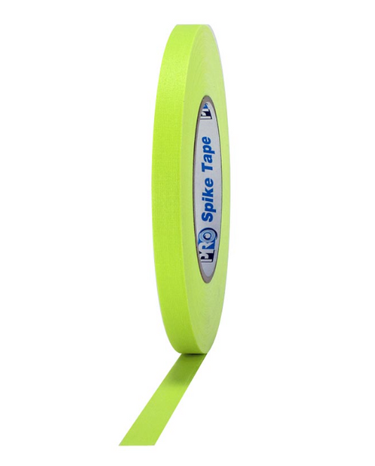 Pro® Spike Matte Cloth Gaffers Tape 1/2'' x 45 yards Choose from Multiple Colors (Single Roll) - Tape & Supply