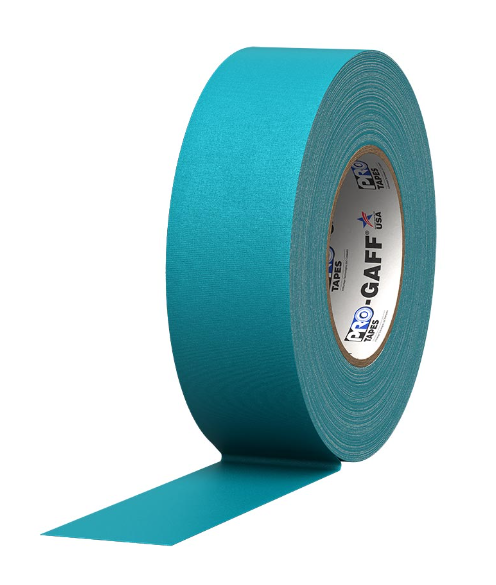 Pro Gaff® Tape Teal 2" x 25 yds (Box of 24 rolls) - Tape & Supply