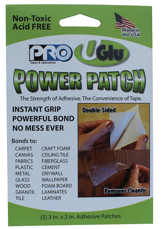 UGlu® 300 Power Patch - Patches of Double-coated Mounting Tape - Tape & Supply