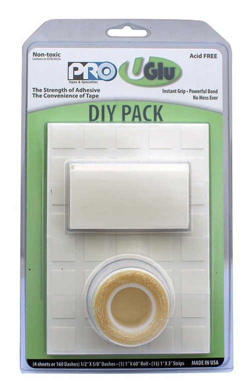 UGlu® 700 DIY Pack - DIY Pack of Double-coated Mounting Tape - Tape & Supply