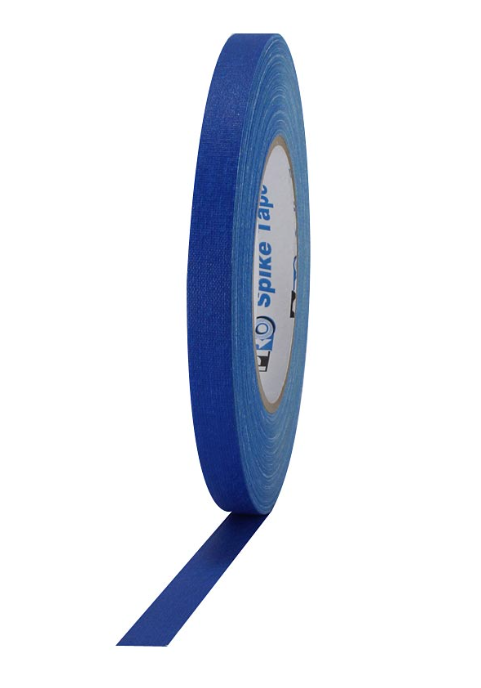 Pro® Spike Matte Cloth Gaffers Tape 1/2'' x 45 yards Choose from Multiple Colors (Single Roll) - Tape & Supply