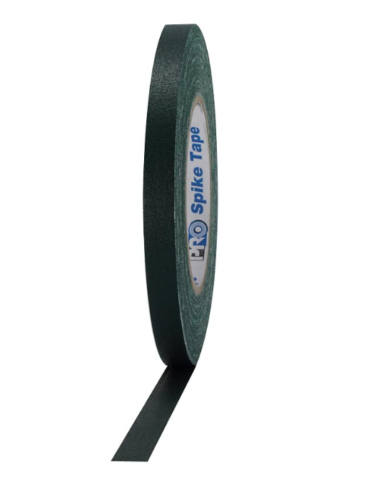 Pro® Spike Matte Cloth Gaffers Tape 1/2'' x 45 yards Choose from Multiple Colors (Single Roll) - Tape & Supply