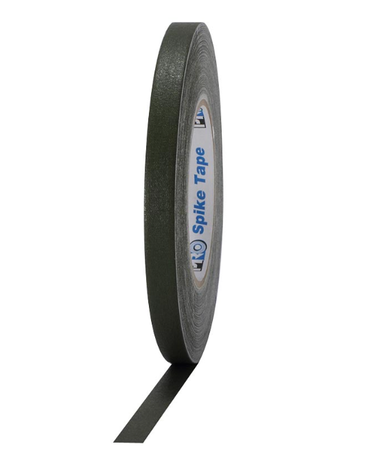Pro® Spike Matte Cloth Gaffers Tape 1/2'' x 45 yards Choose from Multiple Colors (Single Roll) - Tape & Supply